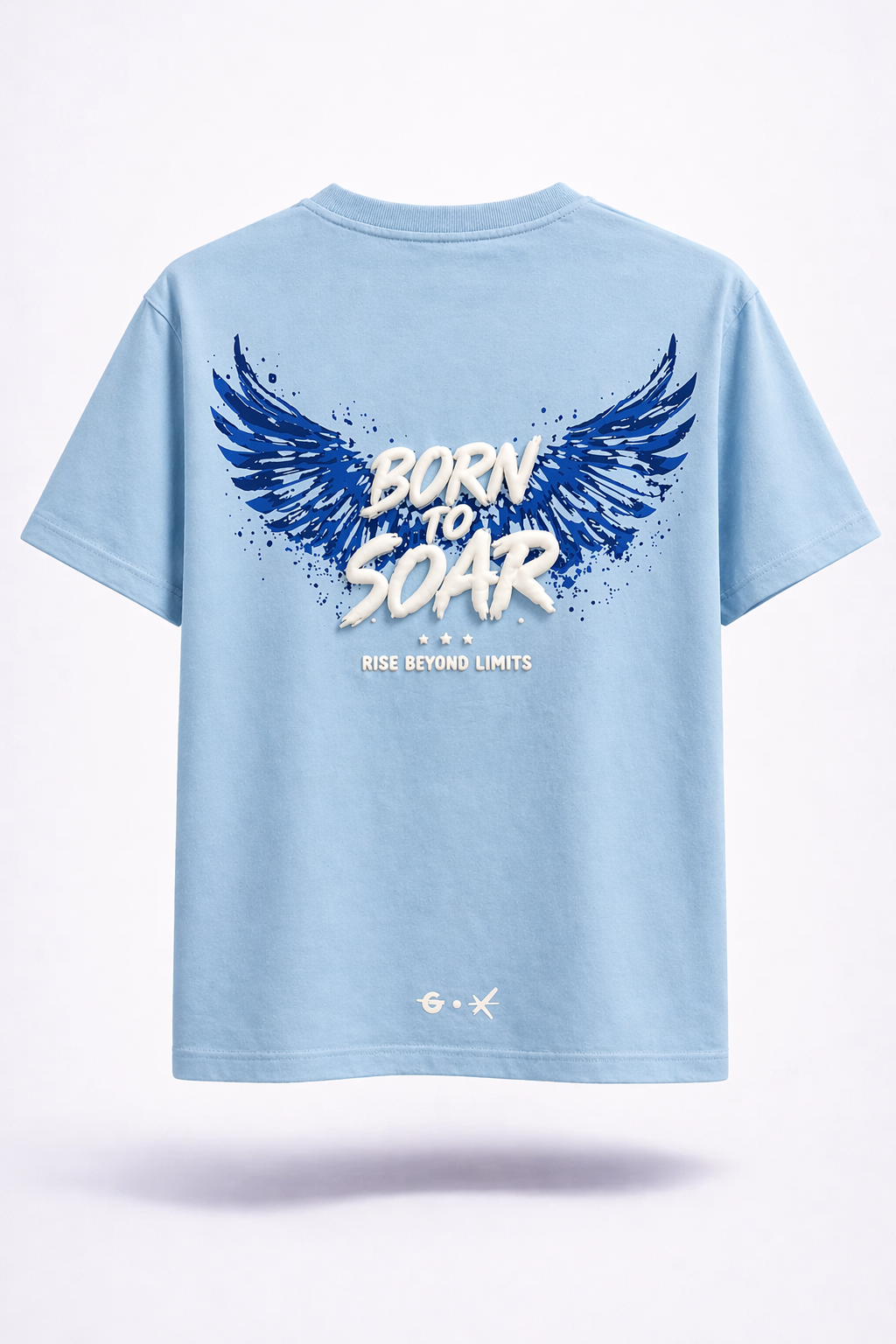Premium Oversized Supima Cotton T-Shirt – Born To Soar | Graxo