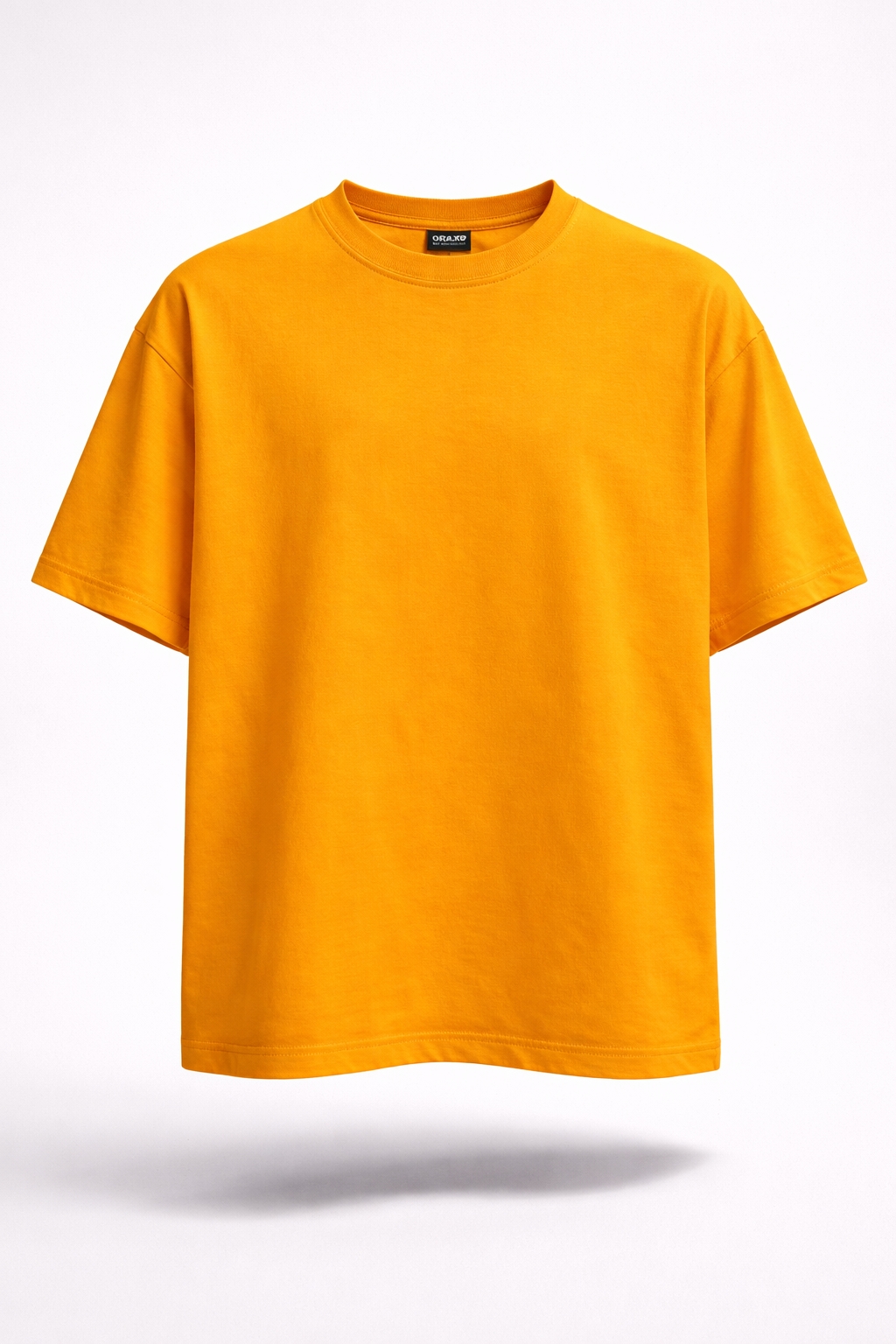 Plain Premium Oversized Supima Cotton T-Shirt – Radiant Yellow | Graxo