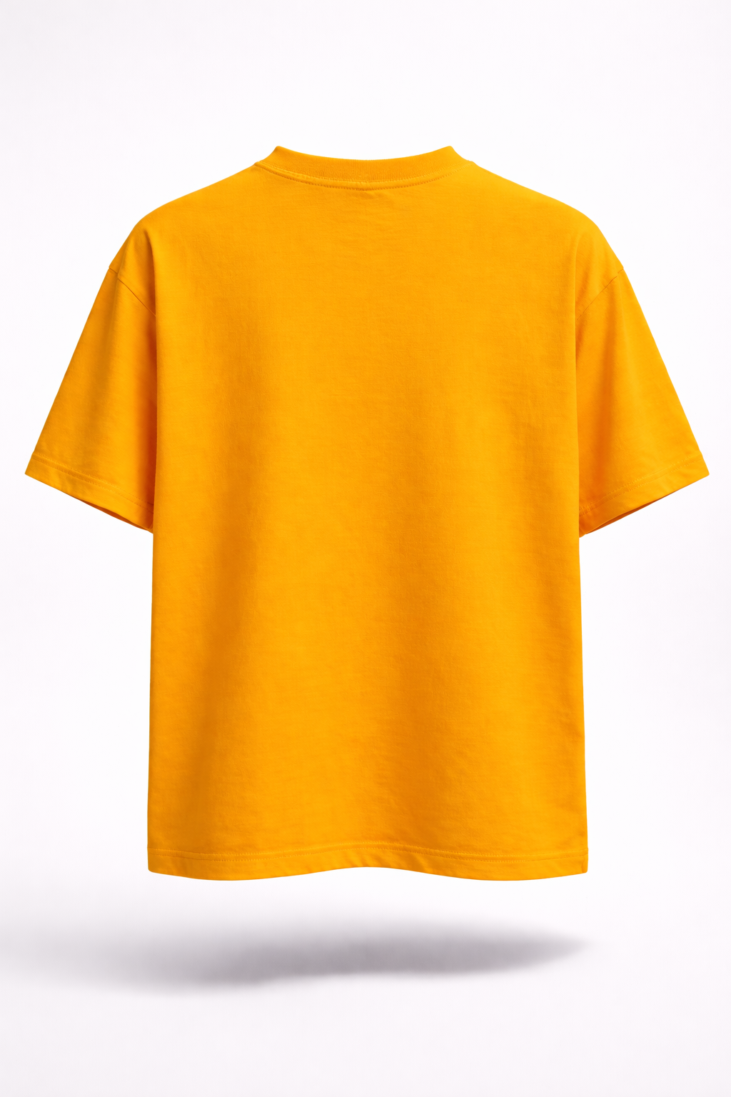 Plain Premium Oversized Supima Cotton T-Shirt – Radiant Yellow | Graxo