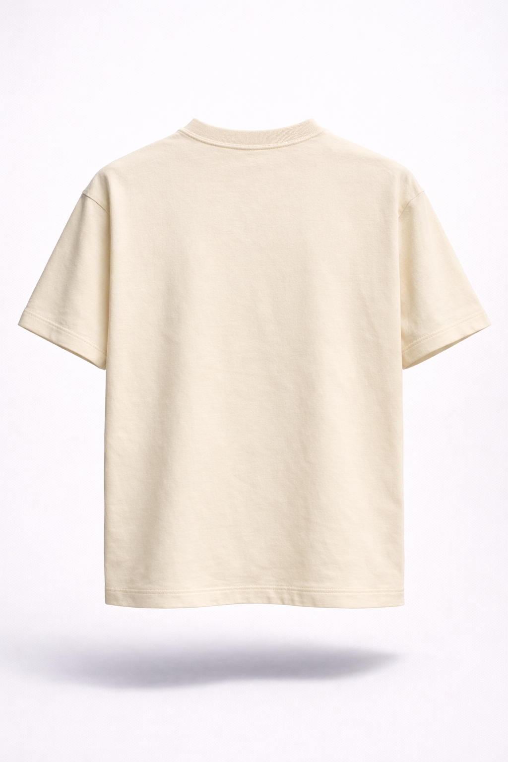 Plain Premium Oversized Supima Cotton T-Shirt – Off White | Graxo