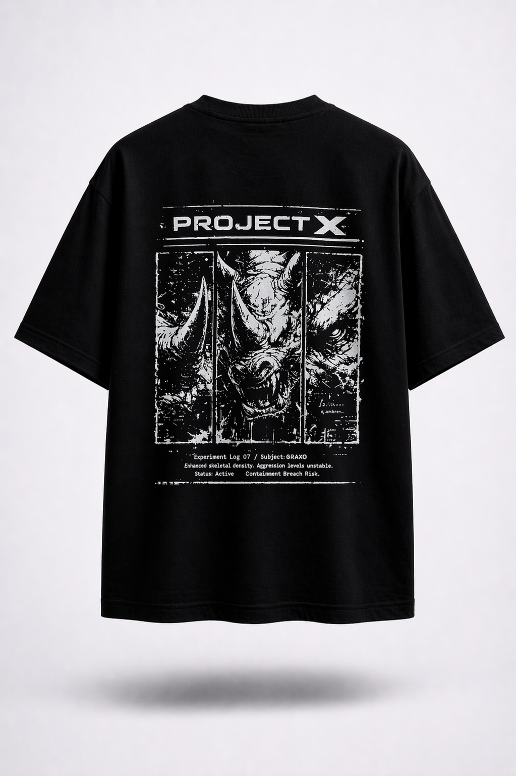 Premium Oversized Supima Cotton T-Shirt – Project X | Graxo
