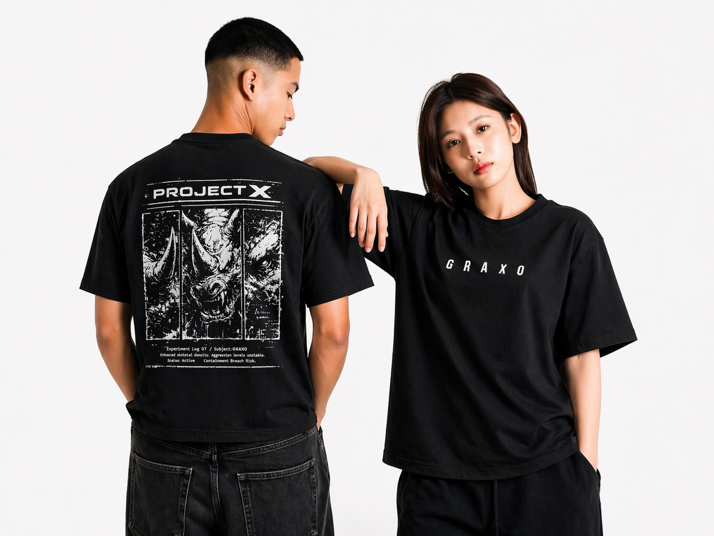 Premium Oversized Supima Cotton T-Shirt – Project X | Graxo