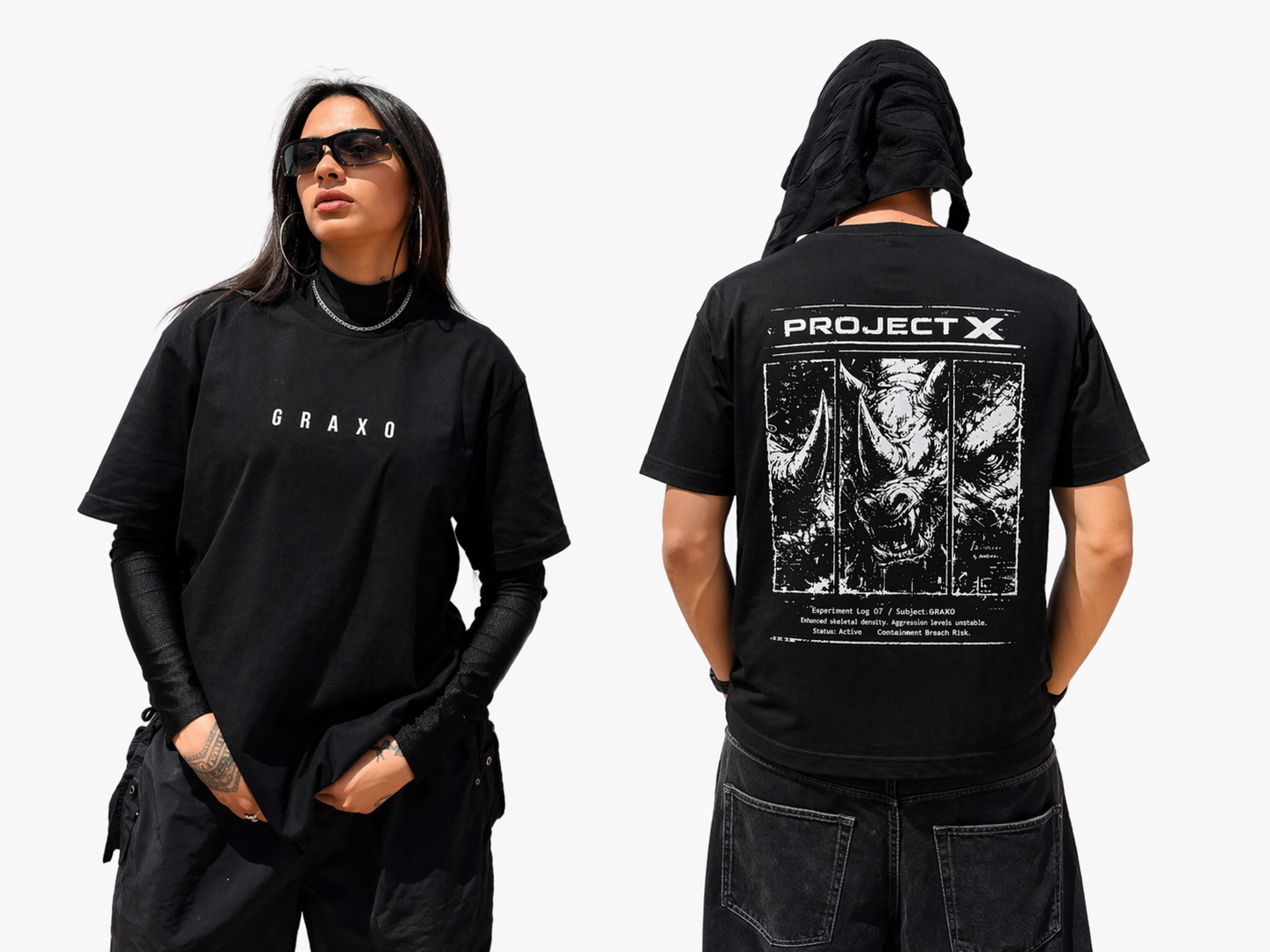 Premium Oversized Supima Cotton T-Shirt – Project X | Graxo