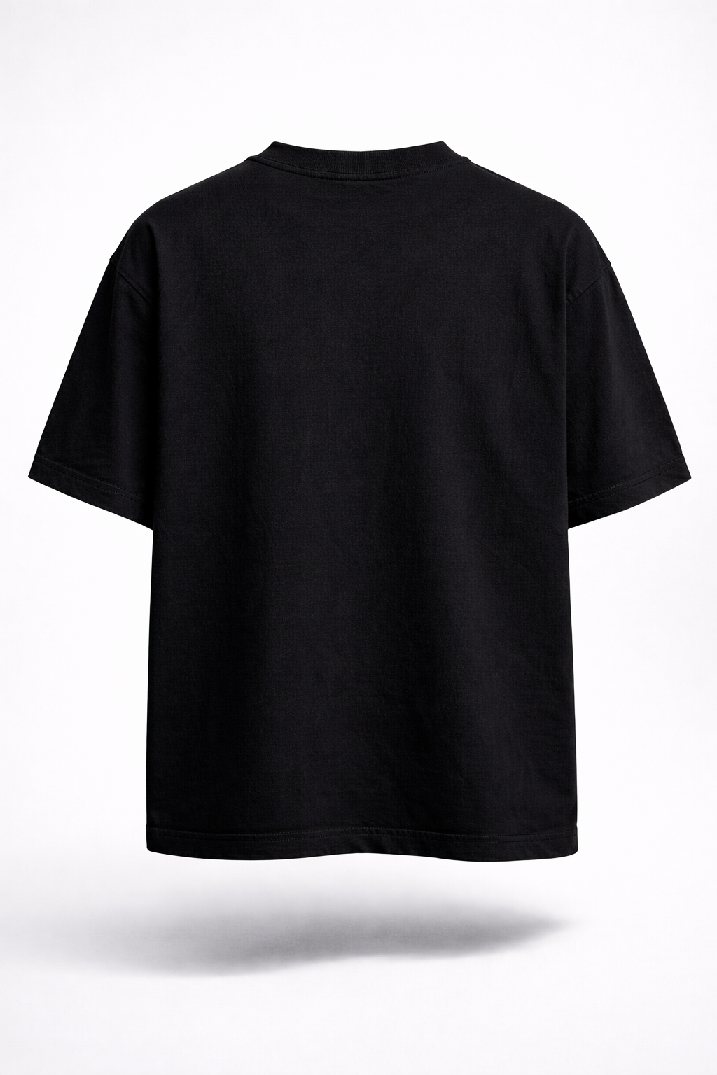 Plain Premium Oversized Supima Cotton T-Shirt – Black | Graxo